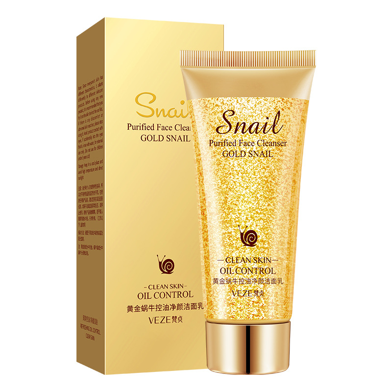 Leche Limpiadora Facial Fanzhen Golden Snail Oil Control, Limpieza Profunda, Hidratante, Sin Sensación de Tirantez, Venta al por Mayor del Fabricante image 7