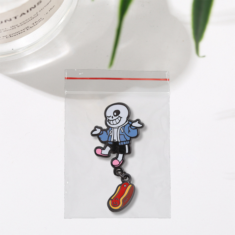 Undertale Brooch Cartoon Game Character Enamel Pendant Badge Fashion Jewelry Game Peripheral Backpack Decoration