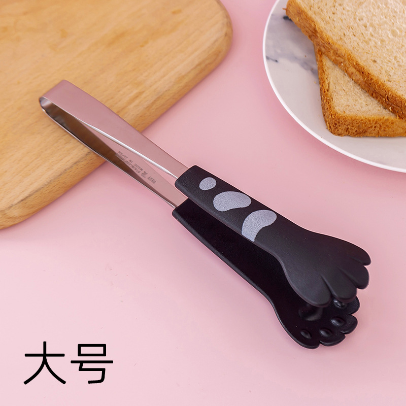 Lindo dibujos animados cocina garra de gato clip de alimentos de acero inoxidable clip de ensalada clip de barbacoa para hornear