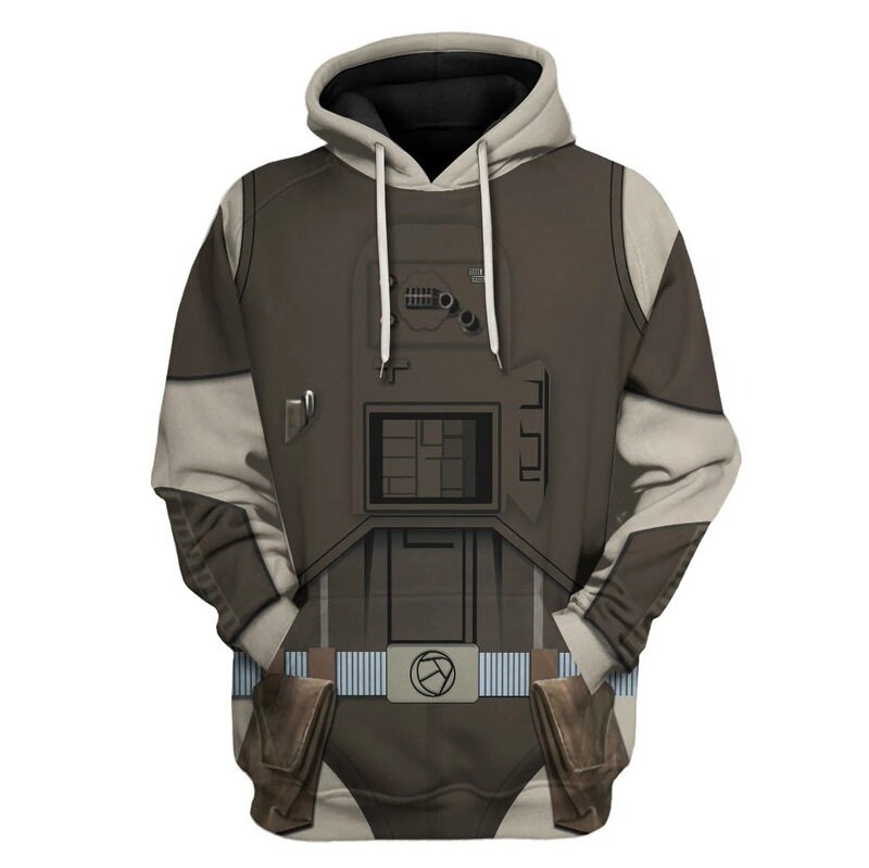 2021 New Star Wars Appreciation Hunter Plus 3D Printed Hooded Sweatshirt Cardigan Osplay Peripheral