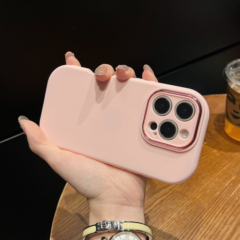 小胖妹纯色手机壳适用iphone苹果17精孔马卡龙保护套肤感防摔全包|undefined