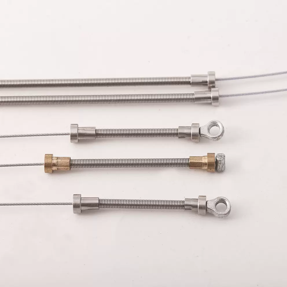 厂家定制批发不绣钢端子钢丝绳 压不锈钢端子不锈钢丝绳