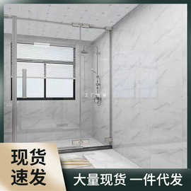 纯白爵士白亮面瓷砖300X600厨房卫生间墙面砖浴室阳台釉面内墙砖