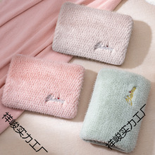 國標電熱暖手寶簡約純色毛絨電熱水袋水電分離防爆暖手寶代發