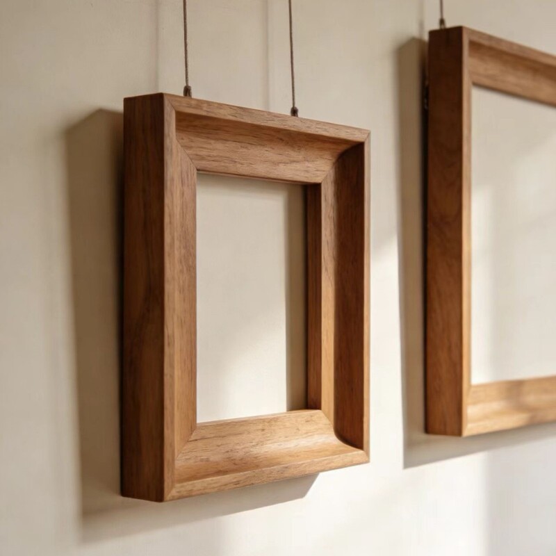 Wall-Mounted Wooden Photo Frame for Home Use, Horizontal Wall Decoration Frame, Vintage Color Solid Wood Photo Frame Wall-Mounted Wooden Photo Frame for Home Use, Horizontal Wall Decoration Frame, Vintage Color Solid Wood Photo Frame
