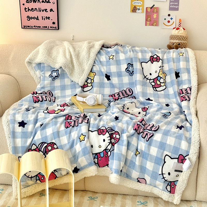 Hello Kitty, (платформа внешней торговли), мультфильм детский многофункциональный одеяло