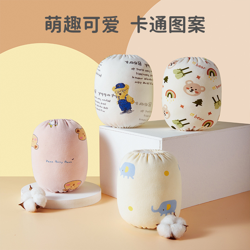 Baby Pure Cotton Sleeve A Class Chewable 0-1-3 Year Old Baby Small Sleeve Infant and Toddler 3-6 Year Old 100% Cotton Socks