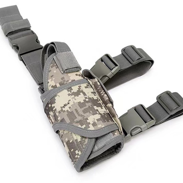 Multifuncional combinación pierna funda militar fan tactico bolso de pierna hombre especial pierna colgar funda de arma táctica al aire libre funda de arma