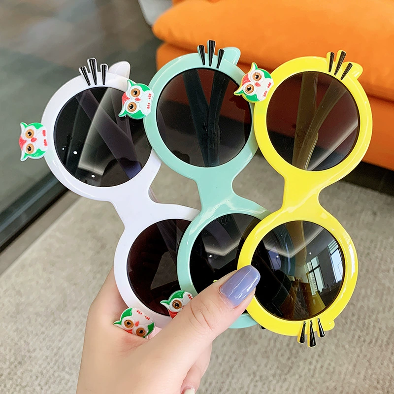 Children's glasses, cartoon toy, UV sunglasses solar-powered, UV protection