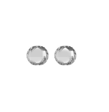 Gujia s925 スターリングシルバー古いダブル G デイジー イヤリング多用途の新しいジュエリー アクセサリー、カップル向けのファッショナブルなスタイル|undefined