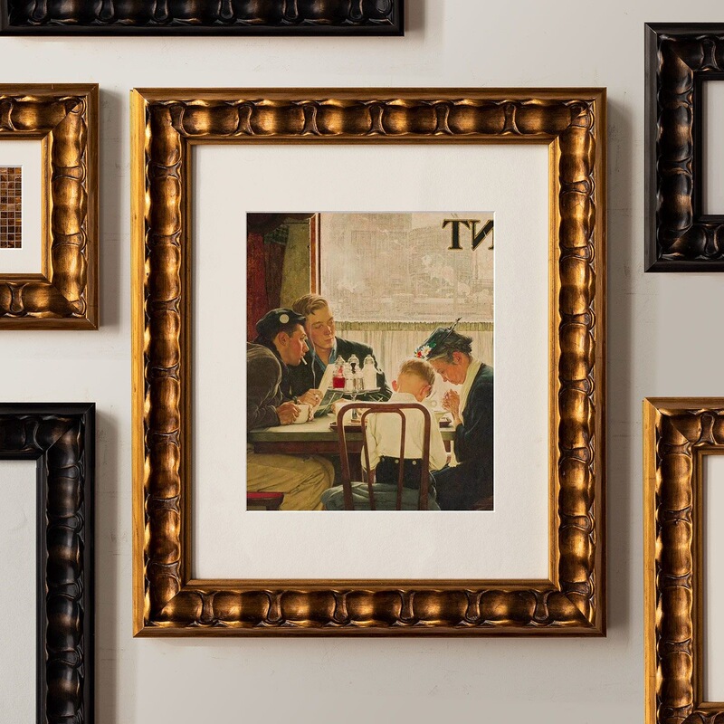 High-End, Heavy-Duty, Solid Wood, Vintage-Style Picture Frame, Oil Painting Frame, Empty Frame, Wall Decoration, Retro Wall Hanging Frame High-End, Heavy-Duty, Solid Wood, Vintage-Style Picture Frame, Oil Painting Frame, Empty Frame, Wall Decoration, Retro Wall Hanging Frame