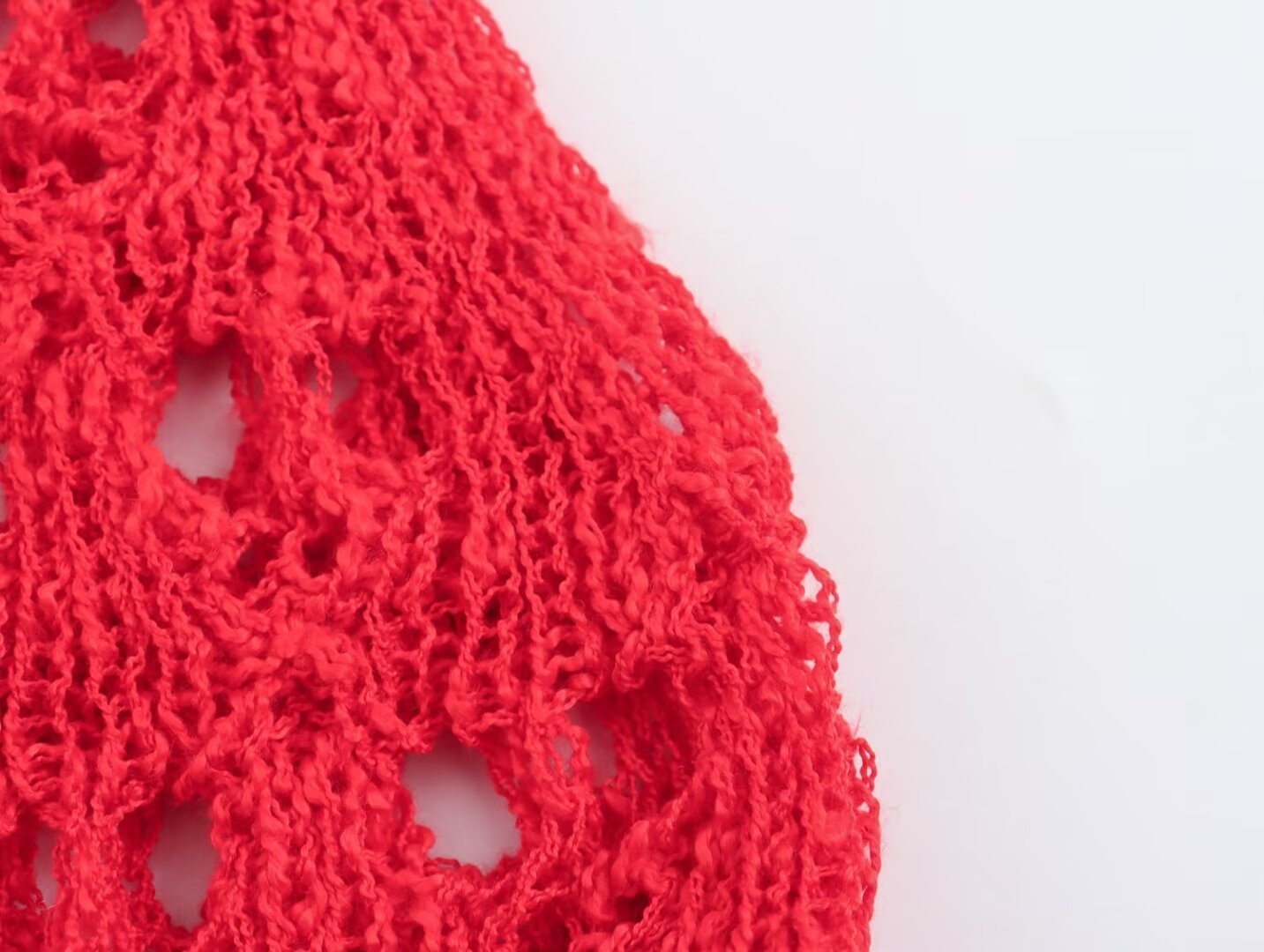 Pulover tricotat de culoare solidă pentru femei, vara 2024, nou, la modă, stil stradal, vară nouă_voghion.com