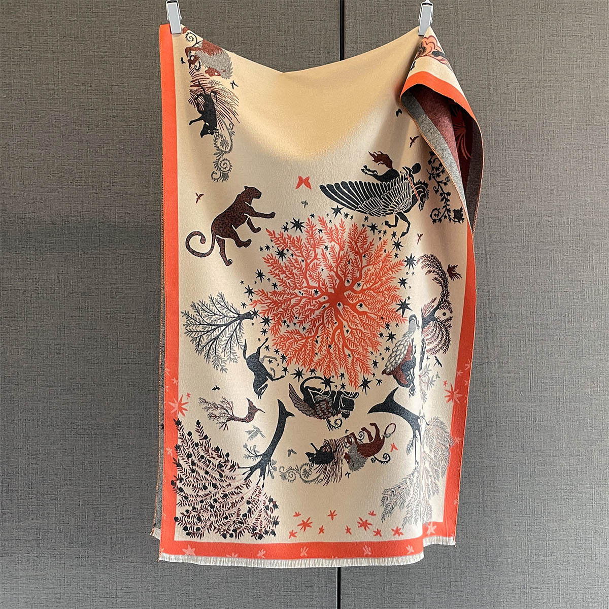 Sciarpa in cashmere da donna, sciarpa invernale di lusso_voghion.com