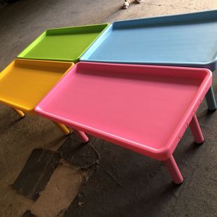 Game Table Children's Building Blocks Educational Plastic Table Sand Table Stall Play Sand Table Toy Square Space Sand Indoor and Outdoor Table