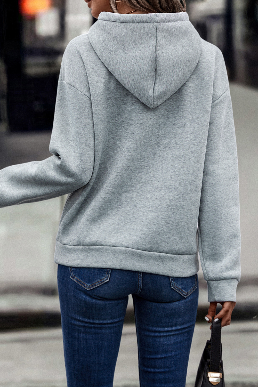 Autumn Winter Women Clothing Hooded Lace Casual Hoodie