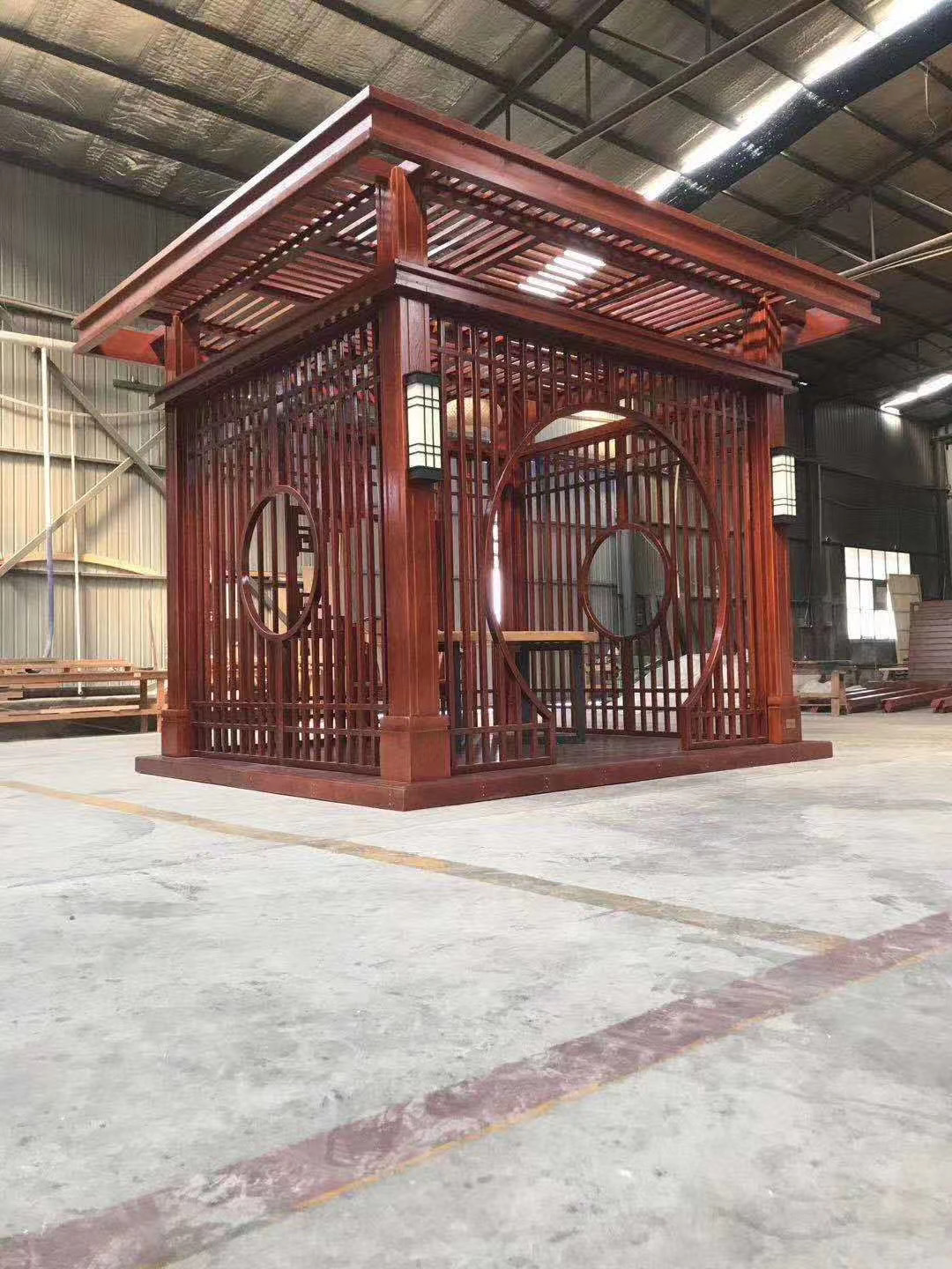厂家实木凉亭户外庭院别墅古建八角防腐木仿古实木六角亭子-阿里巴巴