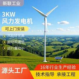 风力发电机;同步发电机