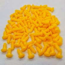 跨境螺纹眼睛玩偶玩具黄色鼻子DIY饰品配件椭圆小鼻子凯蒂猫眼睛