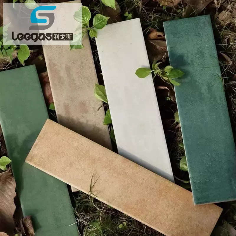 中古风长条手工砖餐厅吧台通体哑光陶土墙砖咖啡店民宿卫生间瓷砖