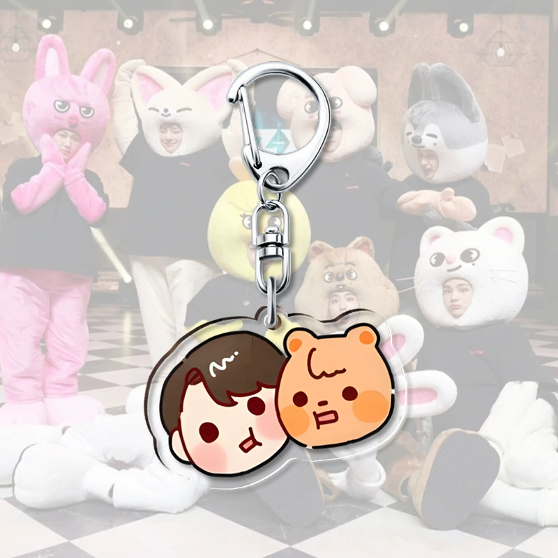 Acrylic keychain, doll, cartoon pendant