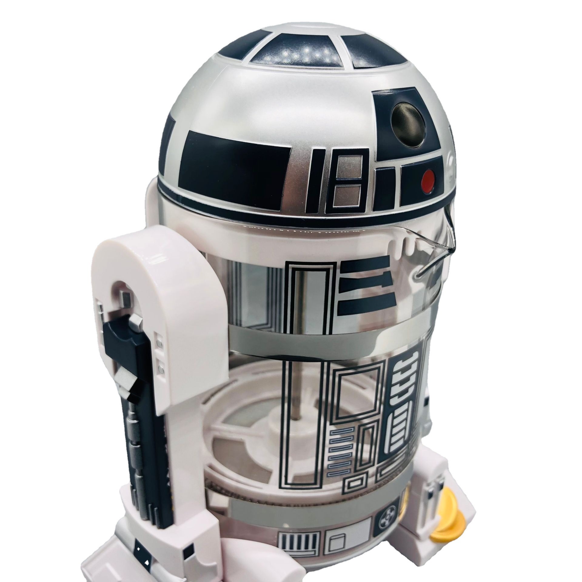Máquina de R2-D2 de Star Wars uso familiar mini máquina de café de mano cafetera olla de aislamiento Mocha olla de presión francesa
