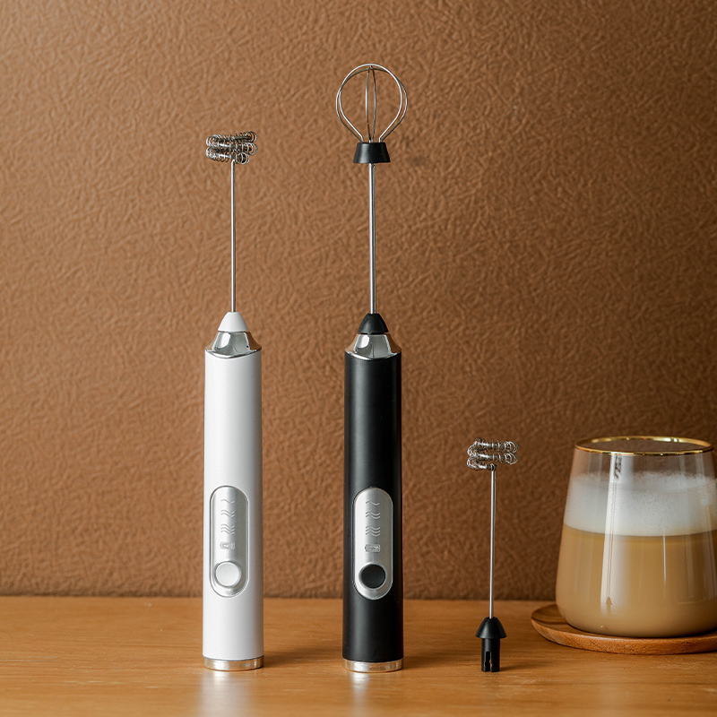✅电动咖啡打泡器家用牛奶搅拌器奶盖打发奶泡机手持无线打奶器神