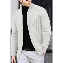 X 21164 Thick Cable Knit Sweater �Ӻ��黨ë�� ŷ������羳