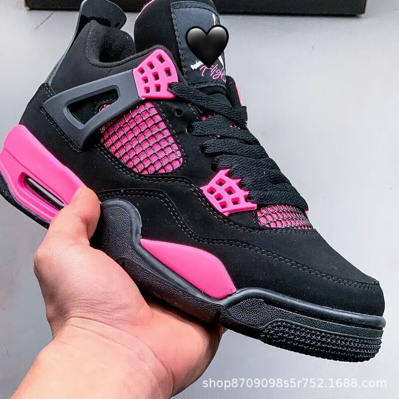 莆田純正 AJ4 ミッドトップレトロカジュアルスポーツ文化バスケットボールシューズメッシュ通気性エアクッションクッション性スポーツシューズ|undefined