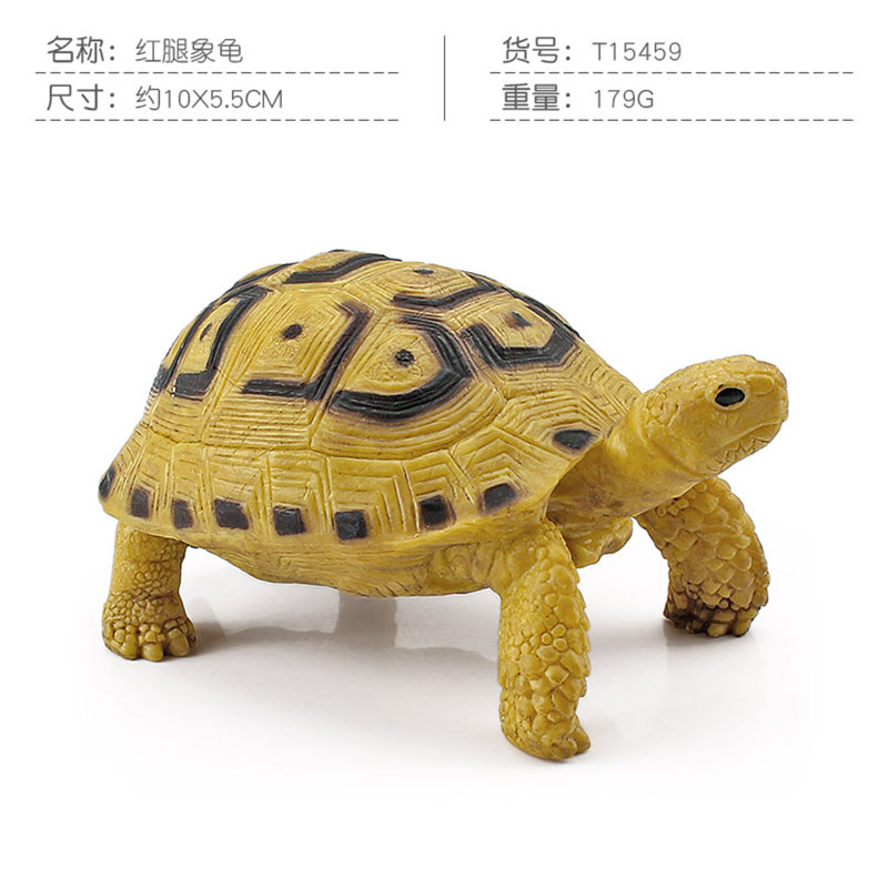 Transfronteriza Nueva simulación anfibio reptil modelo tierra tortuga elefante tortuga estrella tortuga estática decoración cognitiva decoración juguete