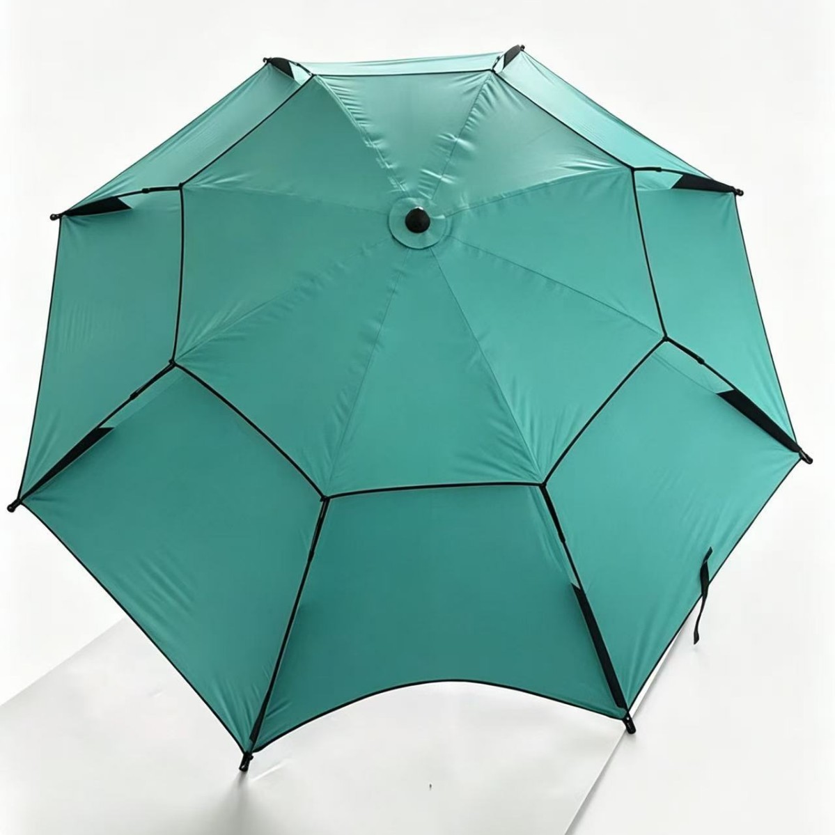 Fishing umbrella canopy made of Oxford fabric with black glue coating, rainproof and sunproof, supports custom printing and customization