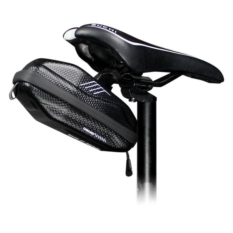 Hombre salvaje bolsa de cola de bicicleta de montaña bolsa de cola de montar bicicleta de carretera cáscara dura silla de montar bolsa trasera del coche equipo de equitación