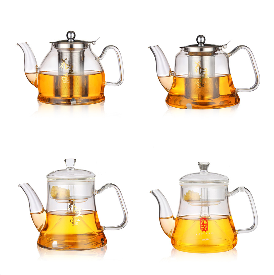 Electromagnetic glass teapot for home use