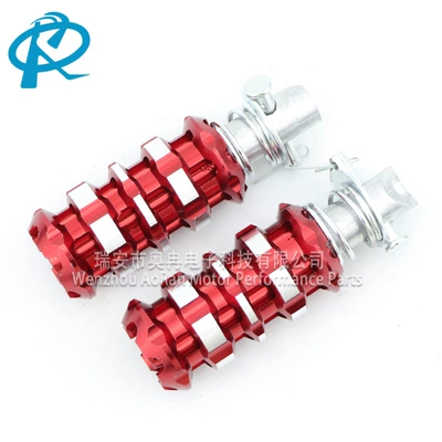 Motorcycle pedals and Rear Foot Pedals, Motorcycle - red
