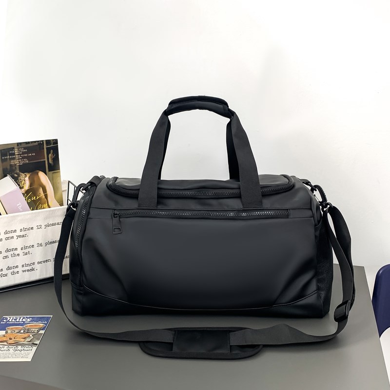 Bolsa de viaje de gran capacidad con almacenamiento de zapatos independiente, bolsa de ocio deportiva para hombres, bolsa de entrenamiento para viajes cortos, bolsa de mochila