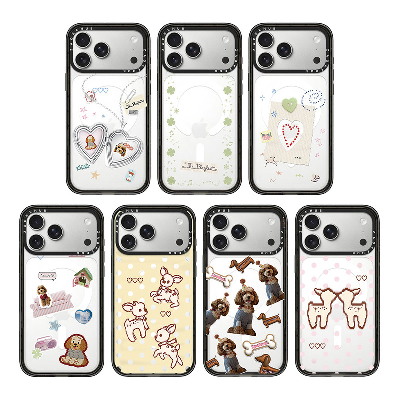 Nana's Memory Box Series Is Suitable for iPhone 17 Pro Max, Apple 16, Magnetic 15, Transparent Phone Case 14