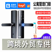 木门智能锁涂鸦远程开锁TTLock通通公寓民宿指纹锁室内门电子锁