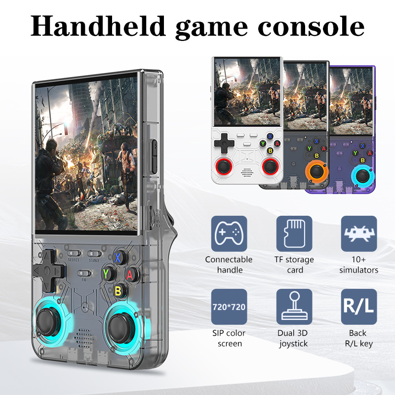 New R36Ultra Open Source Handheld Game Console Linux System Portable Retro Handheld Nostalgic Arcade Cross-Border