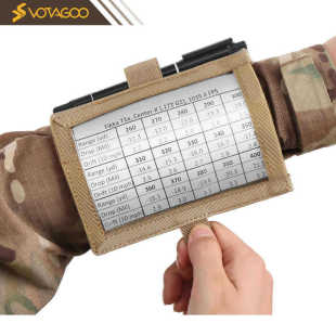 Outdoor Hiking Map Bag Camping Hiking Arm Bag Camouflage Tactical Map Bag Storage Vest Sub-Bag
