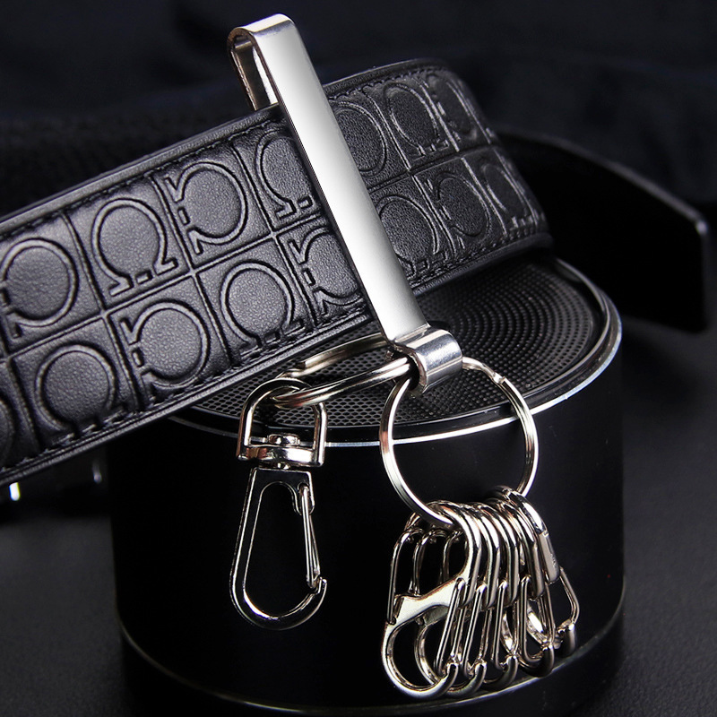 Old-fashioned belt key buckle ring men's waist hanging 8-character buckle dual-purpose key buckle anti-lost quick hanging vintage belt buckle Old-fashioned belt key buckle ring men's waist hanging 8-character buckle dual-purpose key buckle anti-lost quick hanging vintage belt buckle