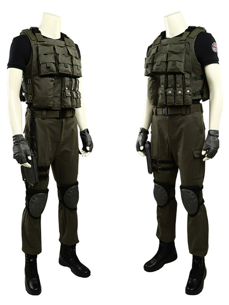 Костюм Карлоса из Resident Evil 3 ремейк, косплей костюм мужского протагониста, полный комплект