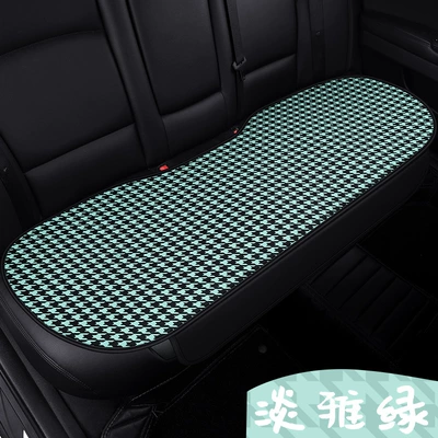 Seat cushion, seat cover: summer breathable honeycomb sandwich - wt-camellia-elegant-green-one-in-the-back-row