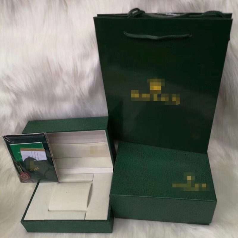 Substitute for Rolex Watch Box Green Water Ghost Black Water Ghost Ghost King Watch Packaging Box Wave Pattern Gift Packaging