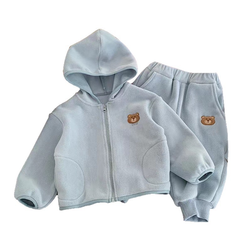 婴幼儿秋季套装宝宝衣服秋冬超萌可爱卡通帽衫裤子两件套周岁服秋|undefined