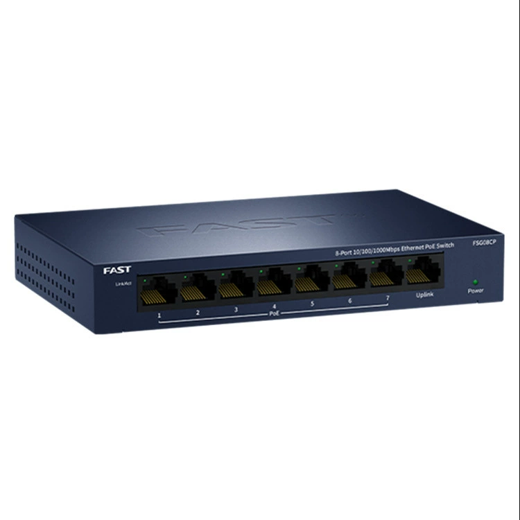 Swift FCS1508D-P 8-port full Gigabit PoE switch PoE power supply module high power 65W