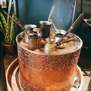 Turkish Coffee Sand Stove Commercial Coffee Hot Sand Stove Household Electric Stove Small Retro Machine Wind Coffee Stove