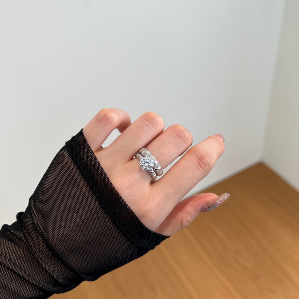 2g Weight Zircon Inlay Material Rings Classification 5, 9 Ring Size Holiday, Daily Occasion 925 Sterling Silver Material Geometric Pattern 2025 Spring and Summer Season Women's Gender Elegant, Simple Style Style 925 Sterling Silver Zircon Geometric Rings 925 Sterling Silver Rings 32