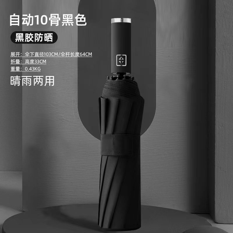 雨伞60骨自动大号森系女学生折叠伞韩版双人防晒晴雨两用太阳伞|undefined