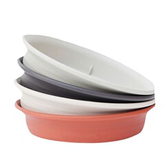 Pot container bottom base tray deepening water tray plastic circular pad base thickened bottom support 