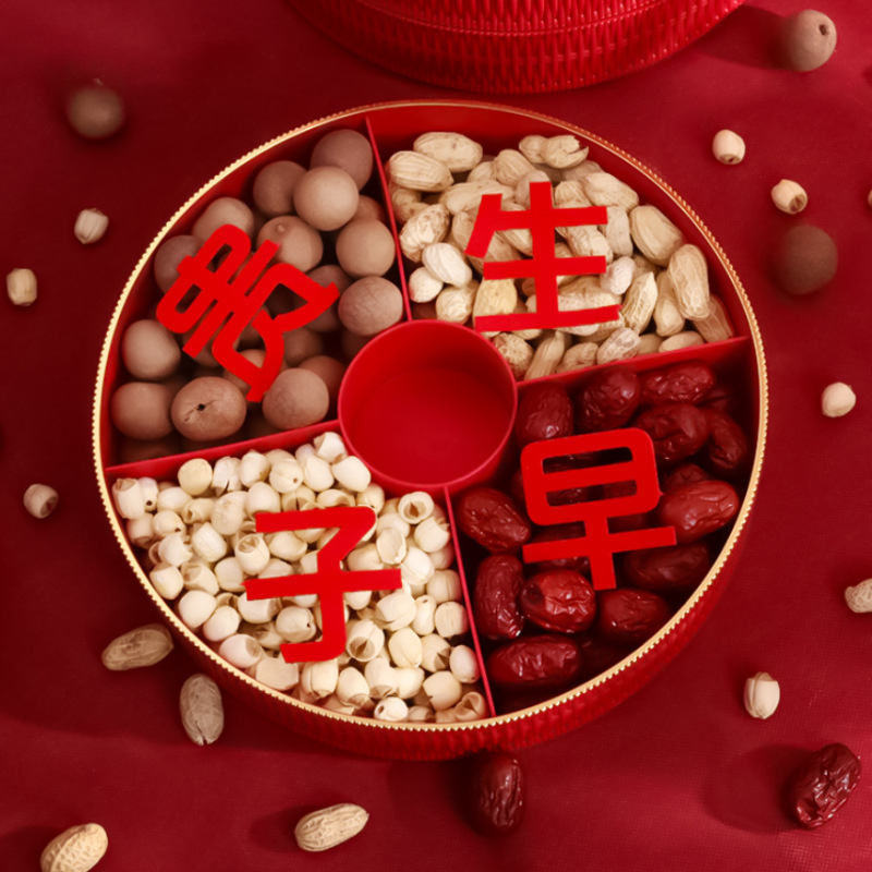 Casamiento multi-capa, caja de dulces de bodas, decoraciones de bodas, platos de bodas, decoraciones de bodas