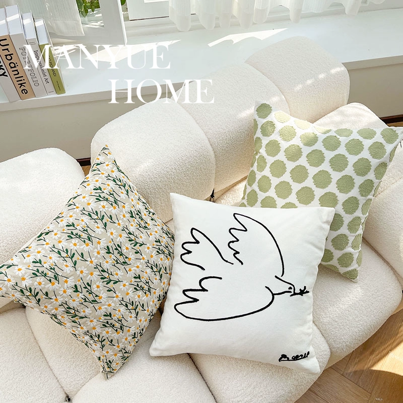 Шкаф Nordic INS Wind Room Sofa Embroidery Pillow Pillow Cushion Sample Room bedside bedside Cushioning waist pillow without core